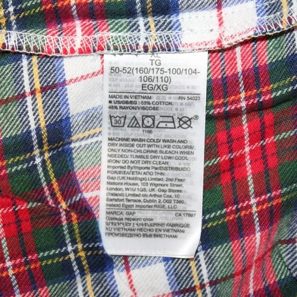 Gap plaid flannel pajama bottoms (women’s XL) (NWT) - Picture 9 of 10